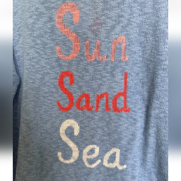NWT Lilly Pulitzer Pippy Sweater Blue Peri Sun Sand Sea Intarsia SIZE SMALL - Picture 9 of 15